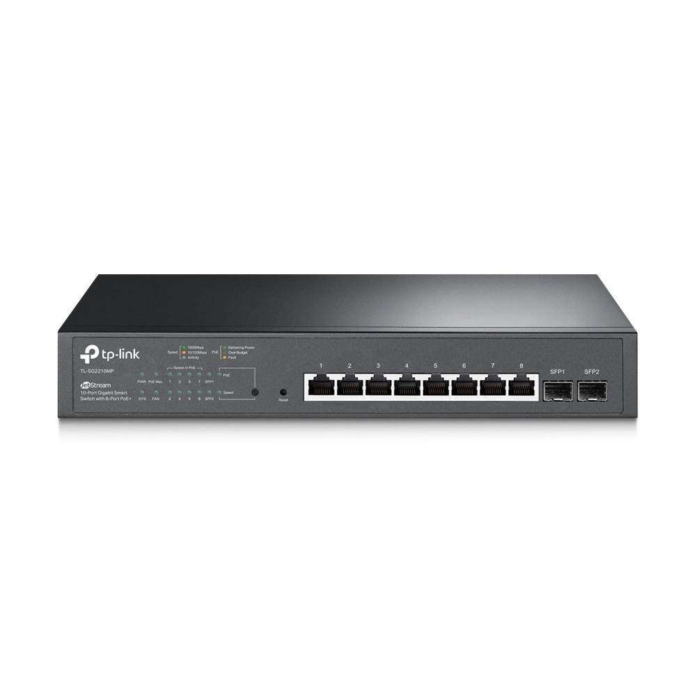 TP-Link JetStream TL-SG2210MP switch di rete Gestito L2/L2+ Gigabit Ethernet (10