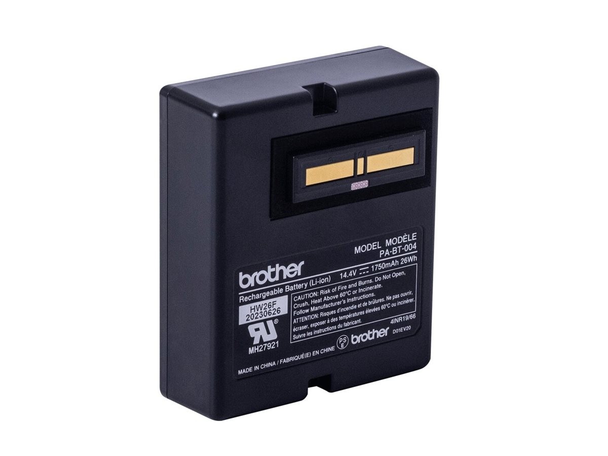 Brother RECHARGEABLE Li-ion battery Lithium-Ionen 1750 mAh 26 Wh PABT004