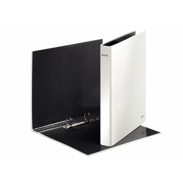 Leitz WOW Ring binder - pearl white raccoglitore ad anelli A4 Bianco