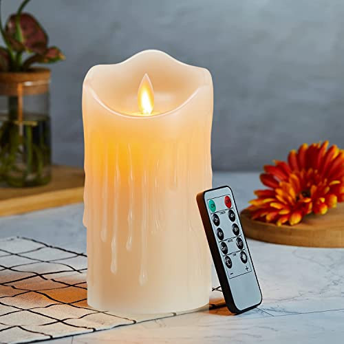 Candele LED, Flickering Flameless LED Candele, Candele a Batteria, con (w0C)