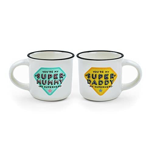Legami MM0015, Espresso For Two, 2 Tazzine da Caffè in Porcellana New (F4X)