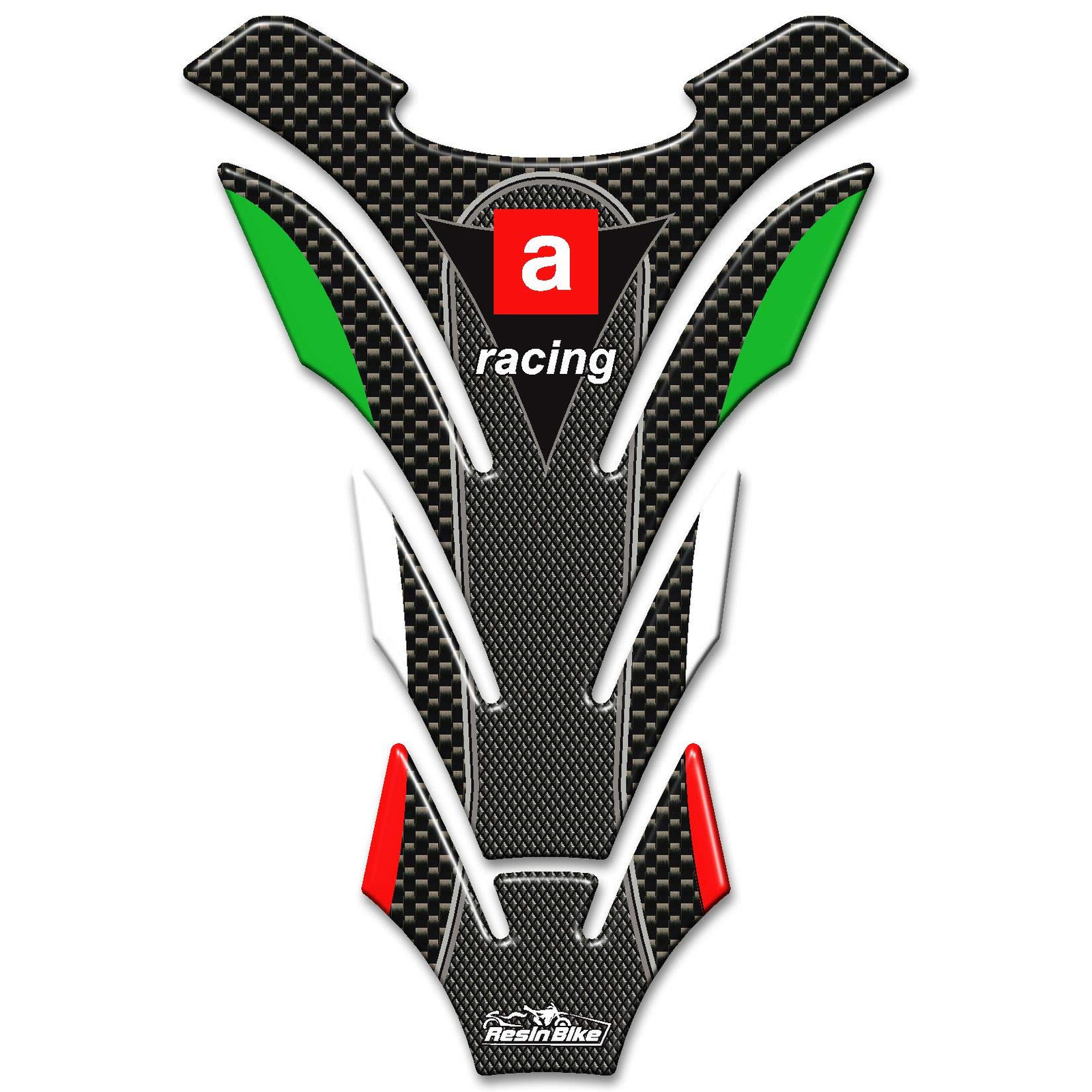 Resin Bike Adesivi Moto Compatibile con Aprilia. Protezione Paraserbatoio (f0s)