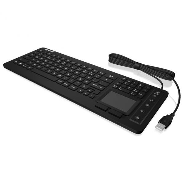 KeySonic KSK-6231INEL tastiera Industriale USB QWERTY Inglese US Nero (KSK-6231I