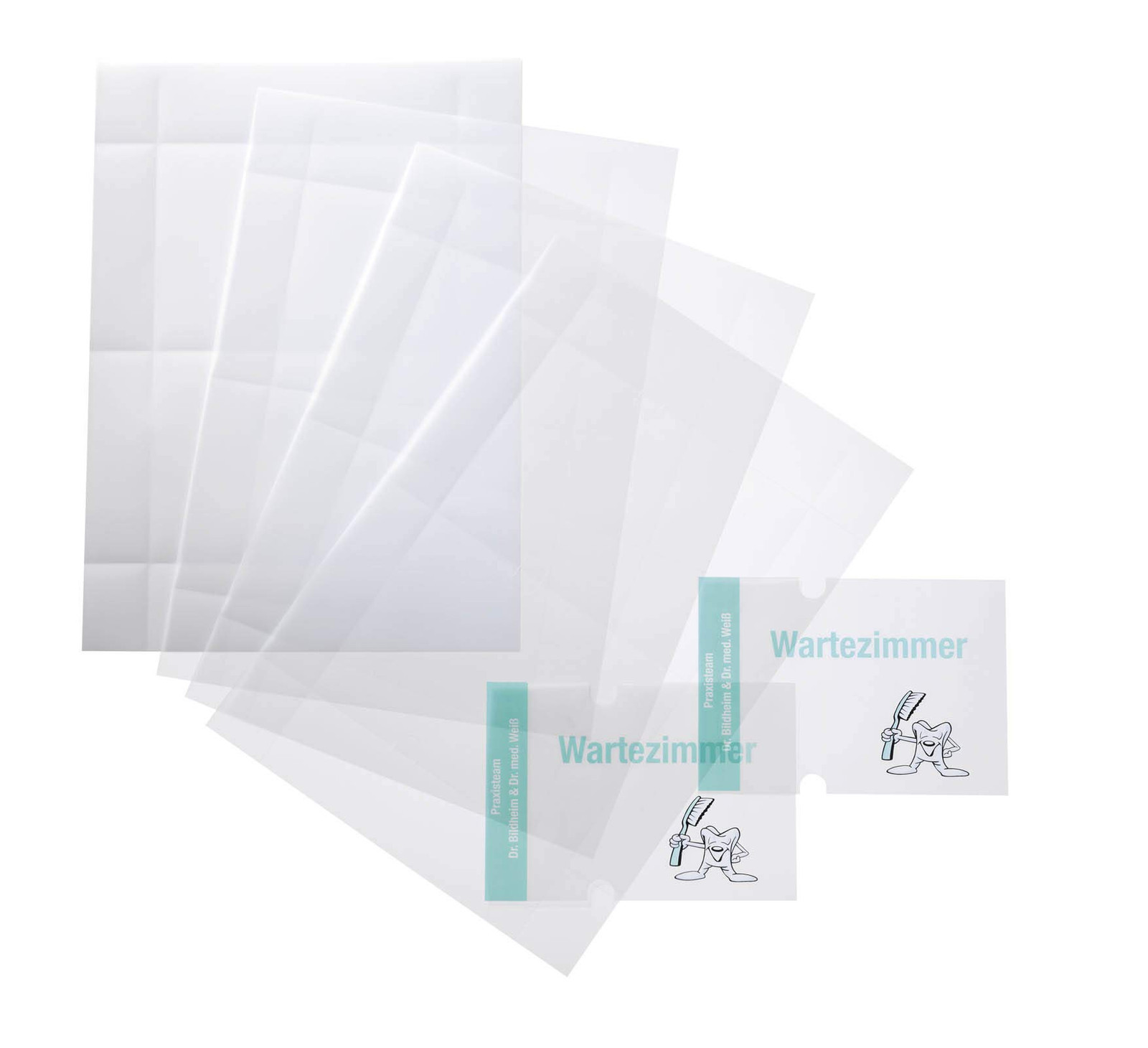 Durable Crystal Sign 483219 EDP-Writeable Refill Film for Durable 482Pack of 2 o
