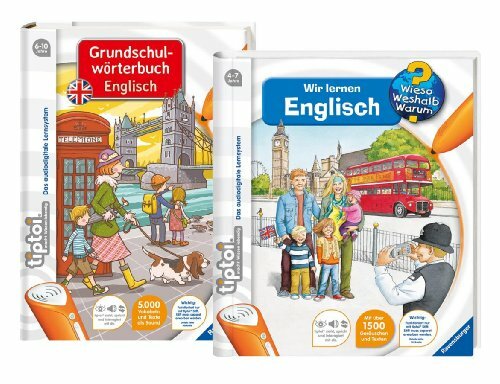 TipToi Grundschulwörterbuch Englisch und Wir lernen Englisch - Set - (a5m)
