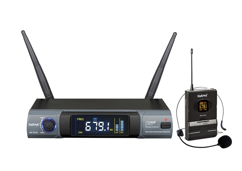 Karma RADIOMICROFONO UHF CON ARCHETTO (SET 8300LAV)