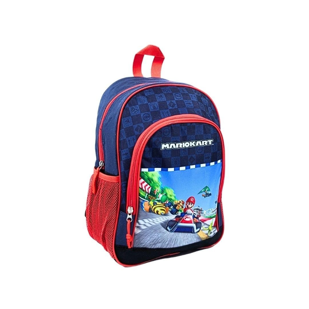 mybagstory - Zaino da ragazzo Mario Kart - Bambino - Scuola - Primaria - (L6w)