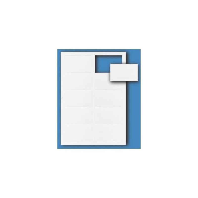 Biglietti da visita Decadry microperforati 85x54 mm. Fogli A4 bianco Conf. 180 b