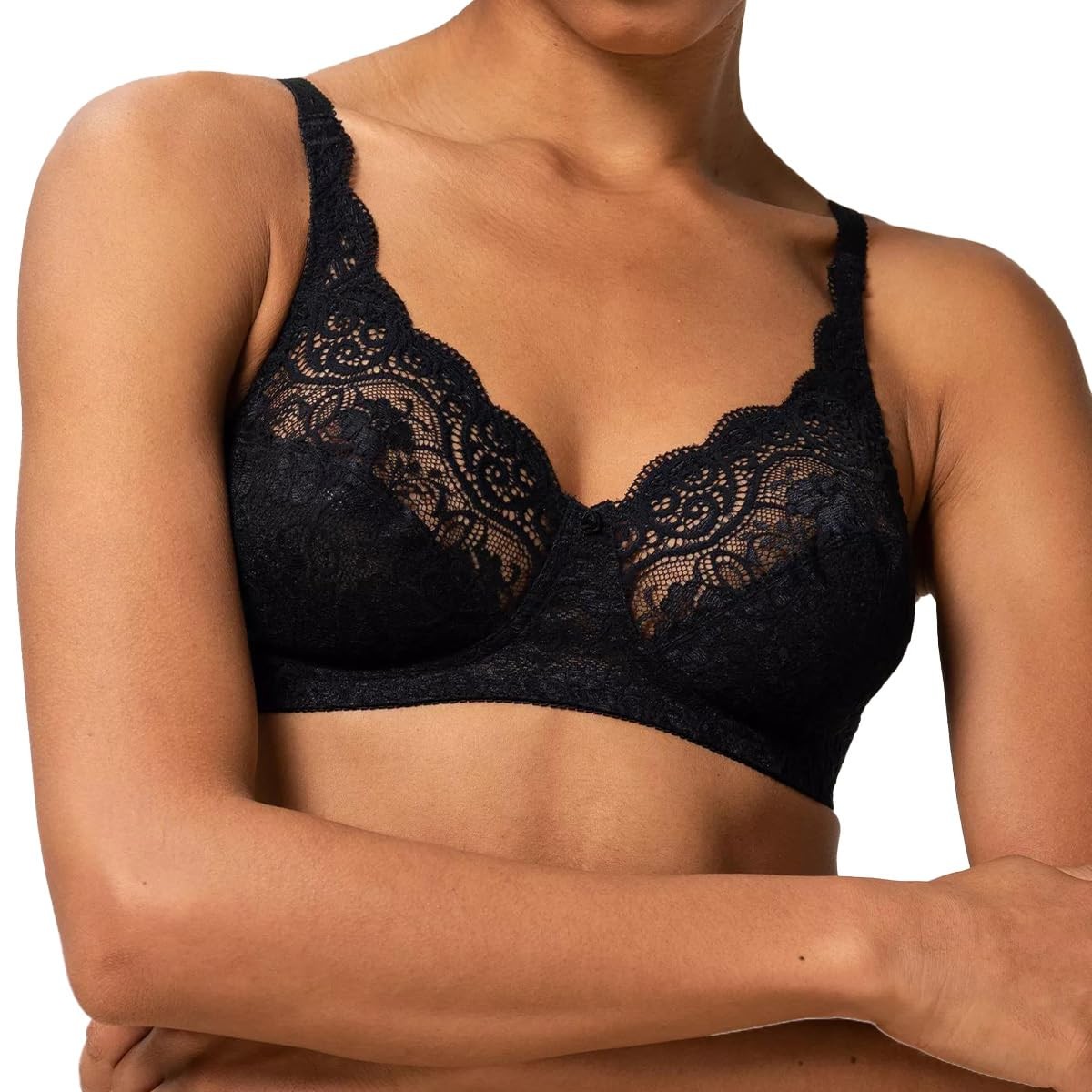 Triumph Donna Amourette 300 N X, Non-wired bra, BLACK, 6C (j8r)