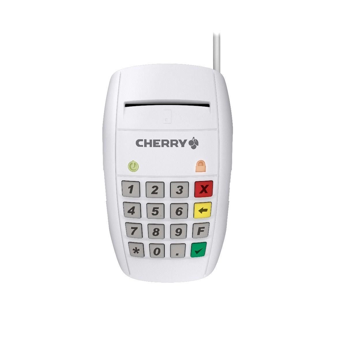 CHERRY ST-2100 Smartcard Terminal Bianco USB Contact Smart Card Terminal St-2100