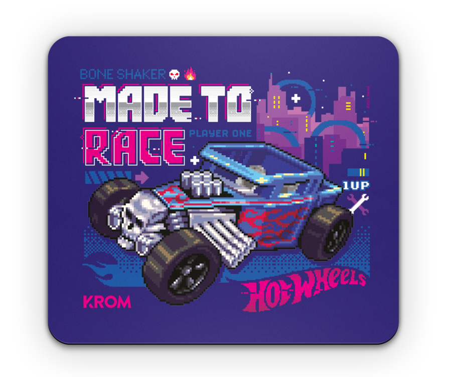 HOT WHEELS TAPPETINO GRANDE PER TOPI HOT WHEELS BONE SHAKER