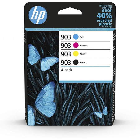 HP 903 Multipack 4 Cartucce Ink-Jet Nero Ciano Magenta Giallo Originali