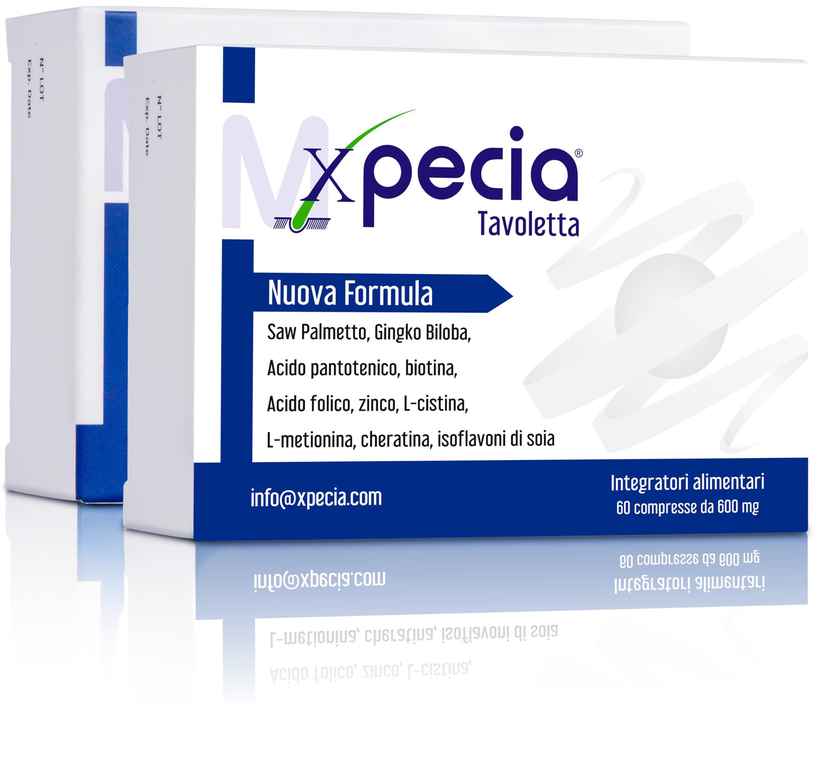 XPECIA, contro la caduta dei capelli nell’uomo, formula per la (f4G)