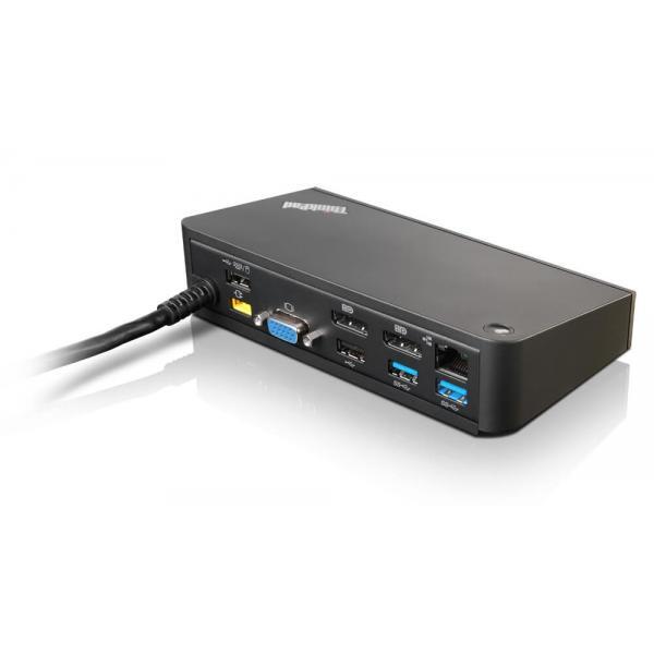Lenovo 40A40090DK USB 3.0 (3.1 Gen 1) Type-A Nero replicatore di porte e docking
