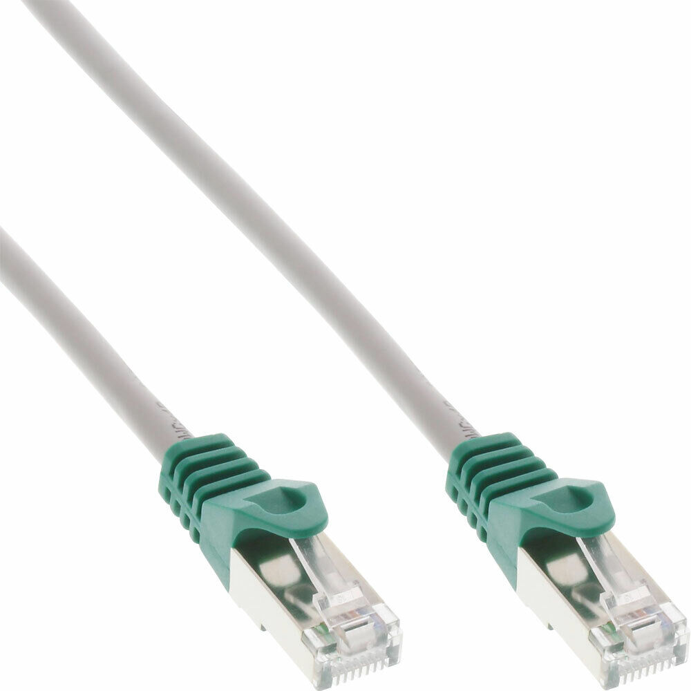 INL InLine® Cavo Rete Lan Incrociato, SF/UTP, Cat.5e, grigio, 3m, Patch Etherne