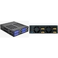 2.5" SAS/SATA Wechselrahmen, intern: 4x 2.5" SAS/SATA II â€¢ extern: 4x SAS/SATA