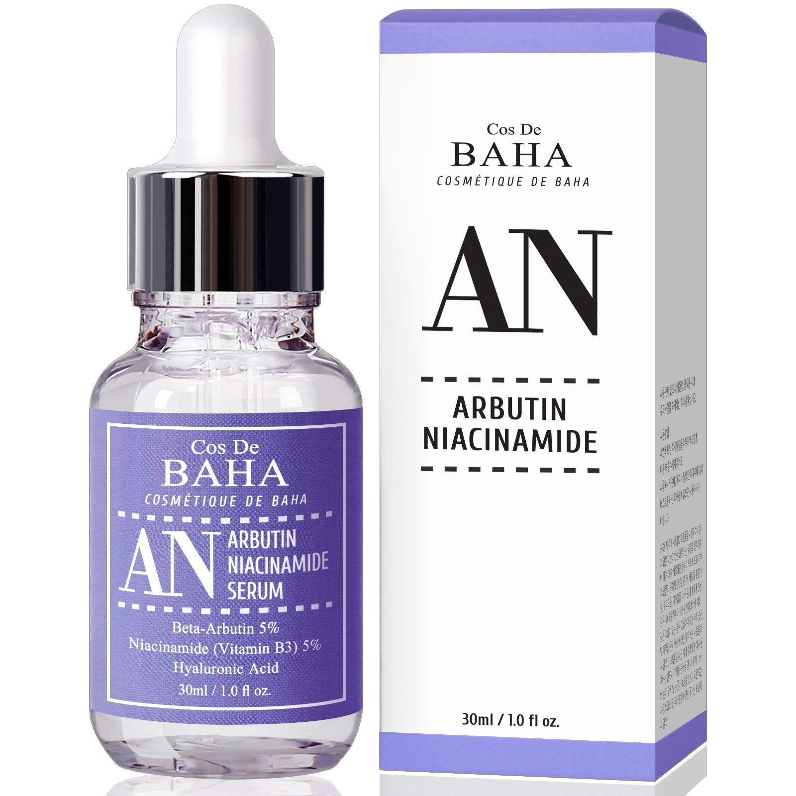 Cos de BAHA Niacinamide 5% + Arbutina 5% siero con acido ialuronico – (Z7S)