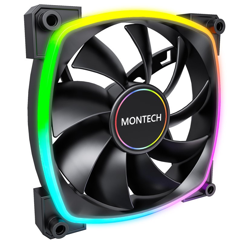 MONTECH AX140 PWM black 1600 rpm 90,45 cfm AX140B