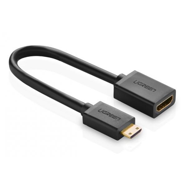 Ugreen UGREEN Adattatore Mini HDMI maschio a HDMI femmina 22cm (Black)