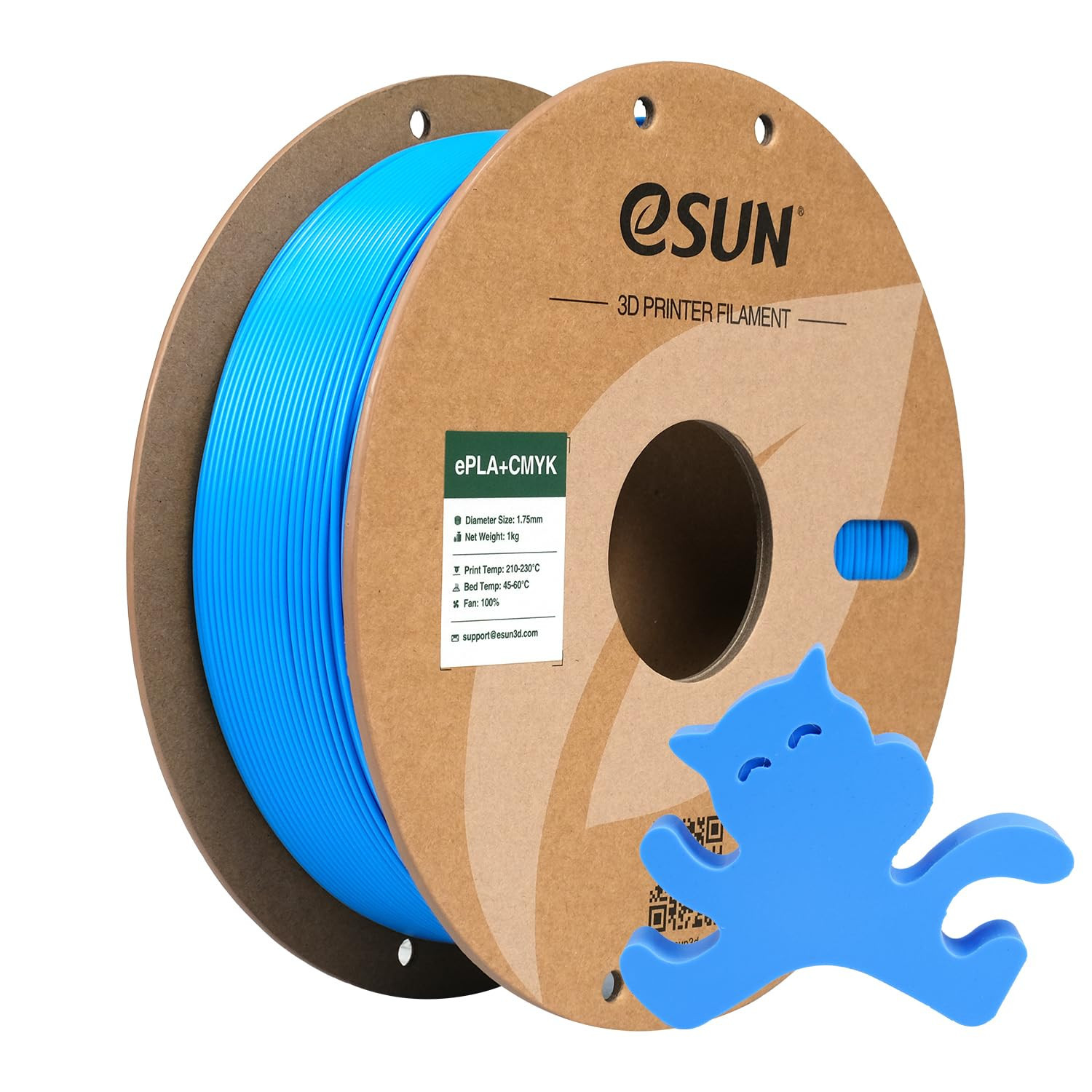 eSUN PLA+ filamento 1,75 mm, ePLA+CMYK Lithophane 3D filamento stampante PLA Plu