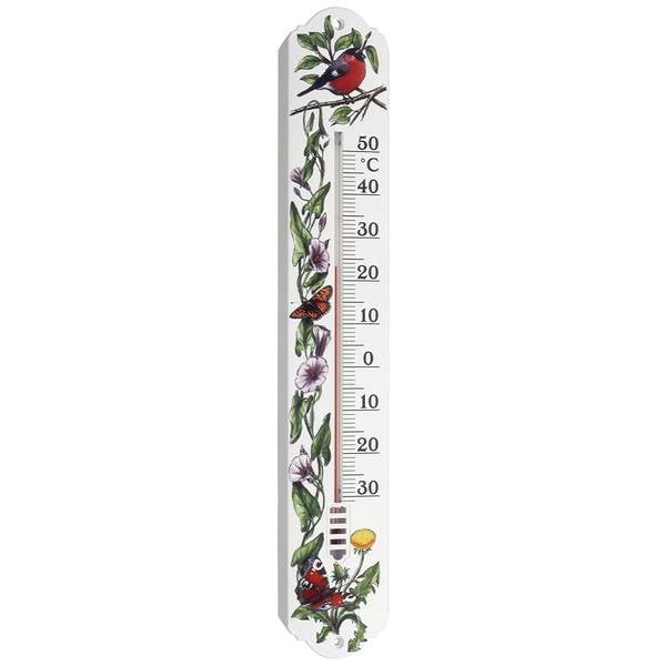 TFA Dostmann 12.3040.20  Analoges Innen-Außen-Thermometer Termometro Bianco, Fio