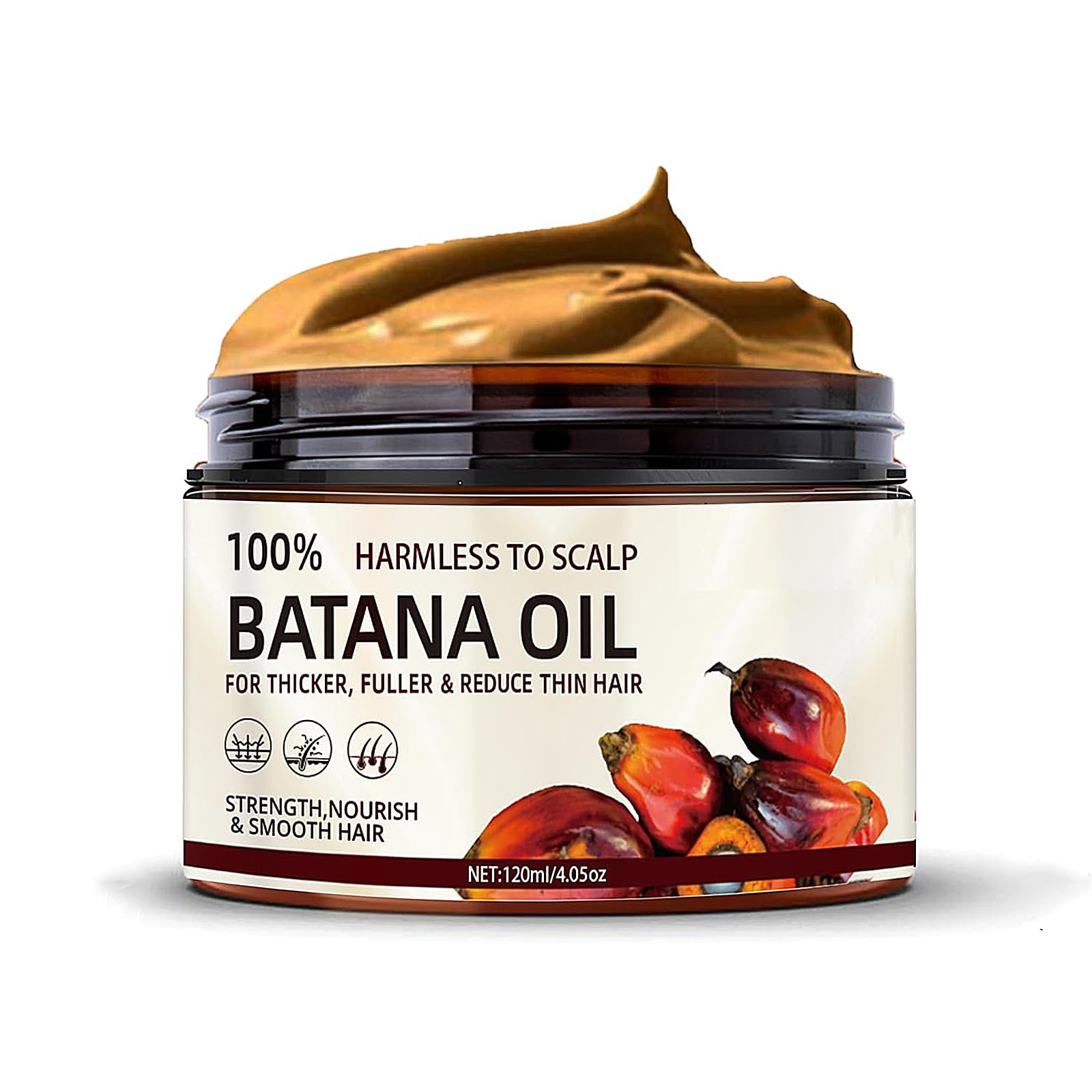 Olio di Batana, olio di Batana per capelli, olio di Batana non raffinato (m8S)