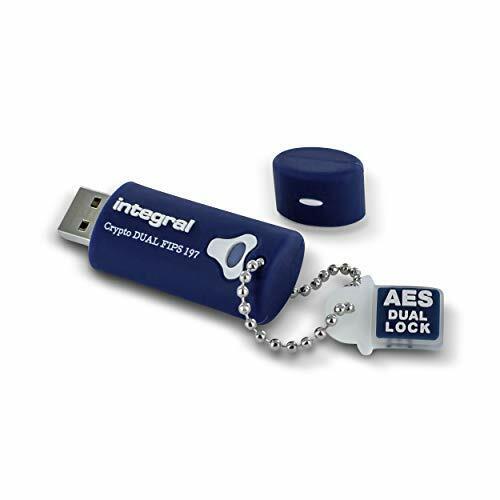 Integral Crypto - Chiavetta USB 3.0, 32 GB, con crittografia AES 256 bit, (U8O)