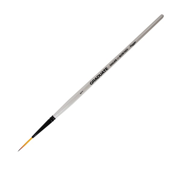 Pennello Sintetico Graduate Daler-Rowney - Punta Lunga - n. 1 - Manico Corto - D