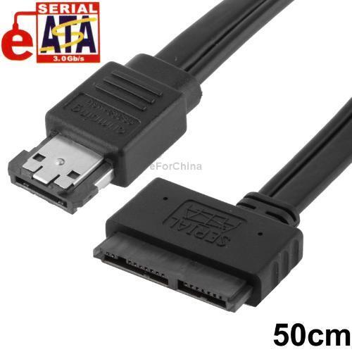 Raccomandata P. - Cavo ESATA + USB(POWER eSATA) 7+9 (MICRO SATA 16PIN) PER SSD H