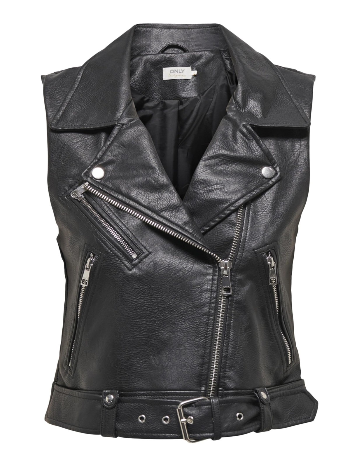 ONLY Faux Leather Jacket ONLVERA Faux Leather Jacket Black m Black 1 M (r5w)