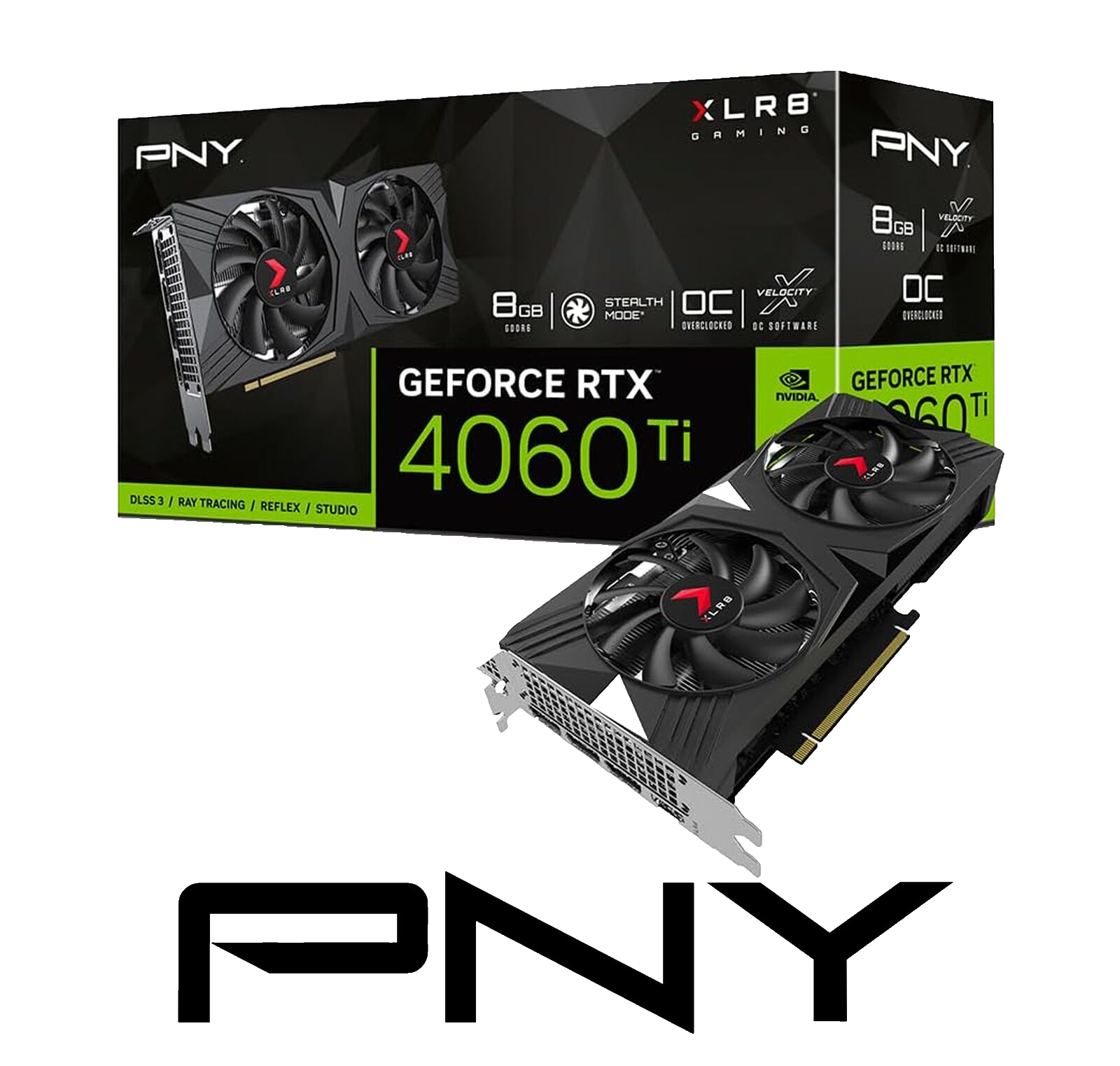 Scheda Video Gaming GeForce RTX 4060 T PNY XLR8 i Verto OC 8GB GDDR6 PCIe 4.0