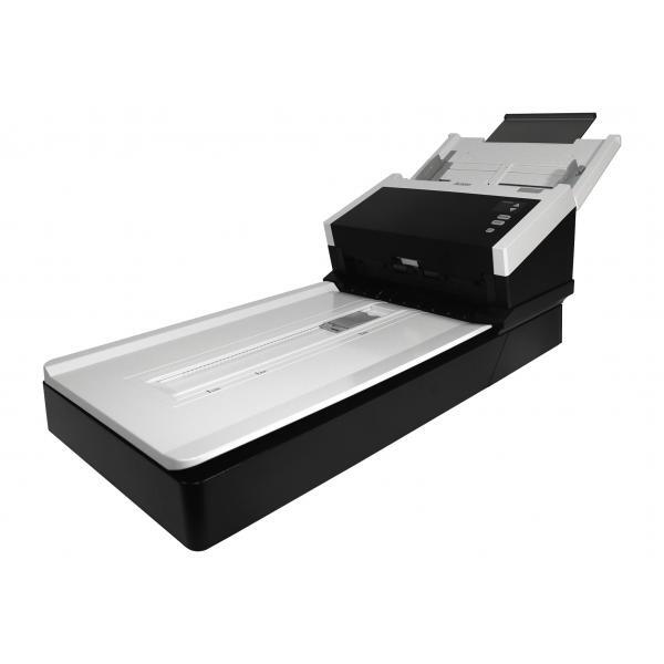 Avision DL-1409B scanner Scanner piano e ADF A4 Nero, Bianco (Avision AD250F - d