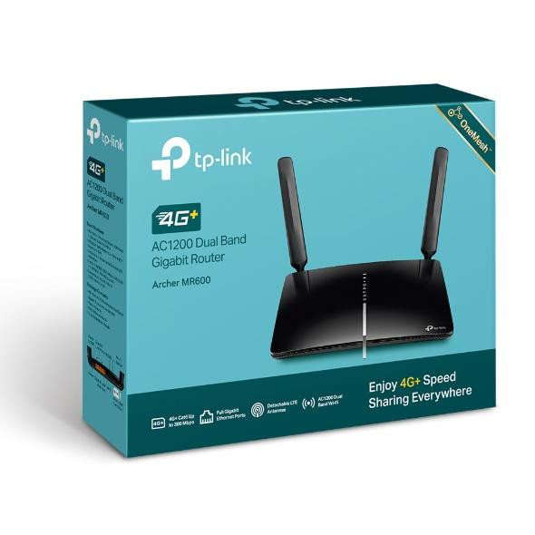 TP-Link Archer MR600 | Router LTE | AC1200 Dual Band, LTE CAT6, 4x RJ45 1000 Mb/