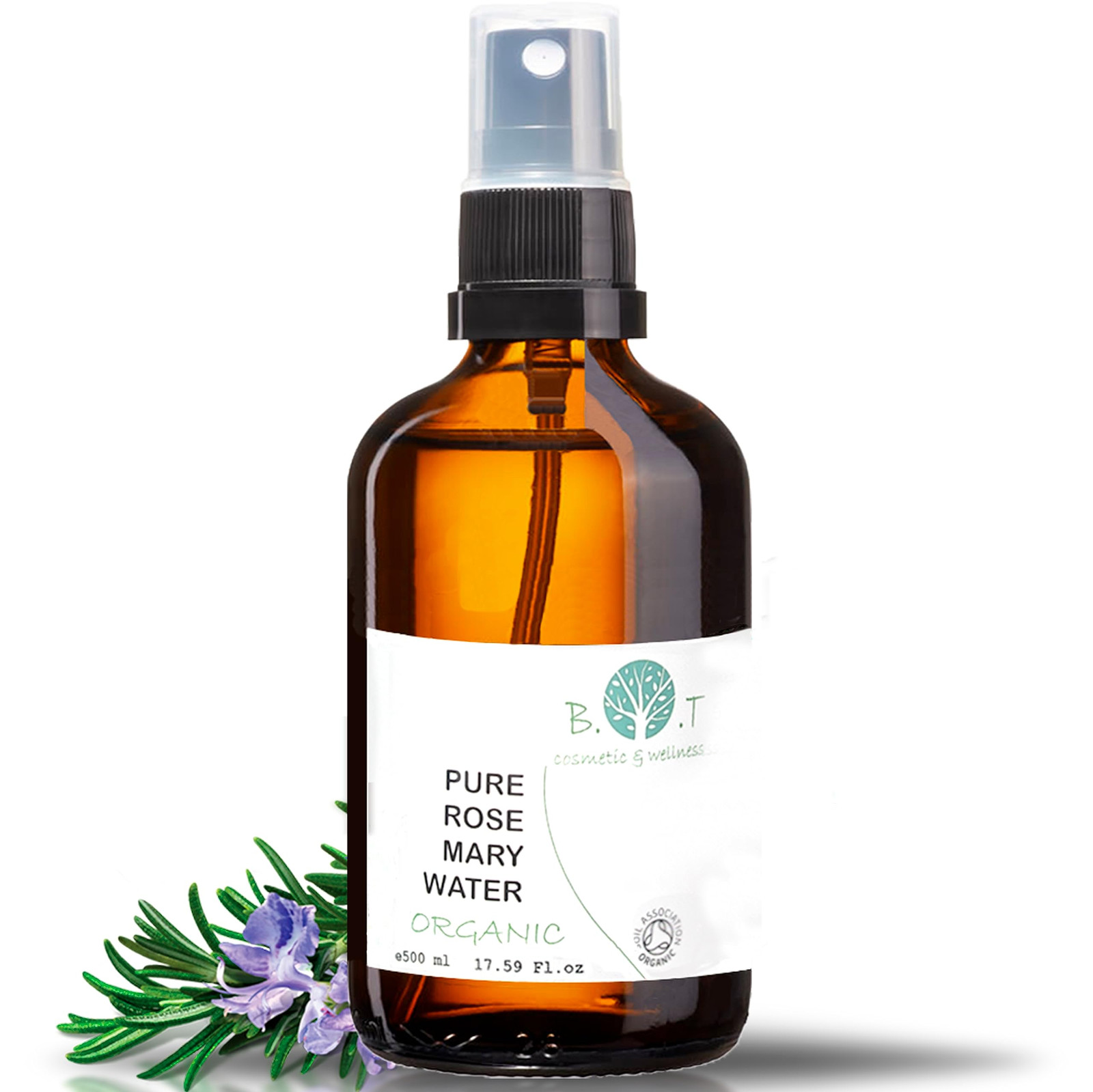 Acqua di Rosmarino, Stimola la Crescita dei Capelli, Rinforza i Capelli, (T3G)
