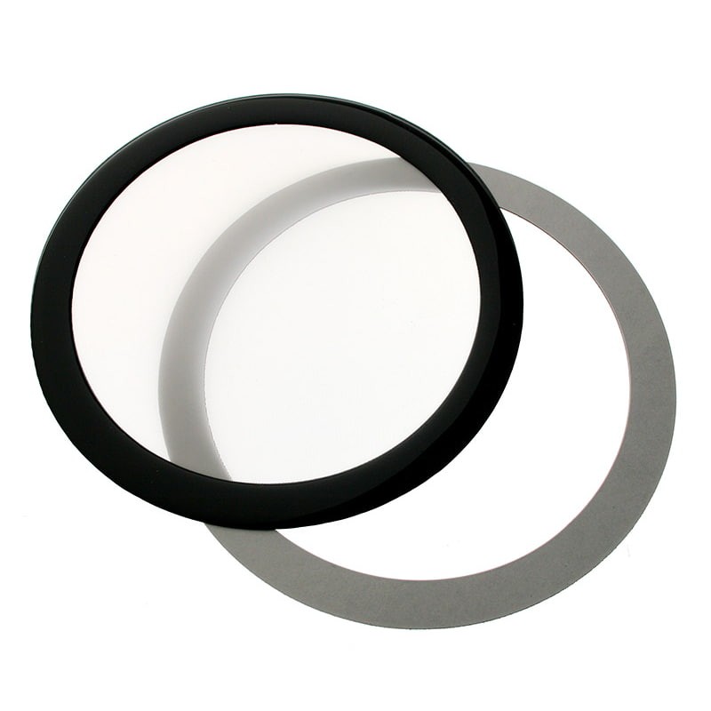 DEMCiflex Staubfilter 120mm rund black/white black; white DF0525
