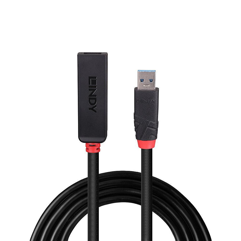 Lindy 43404 hub di interfaccia USB 3.2 Gen 1 (3.1 Gen 1) Type-C 5000 Mbit/s Nero