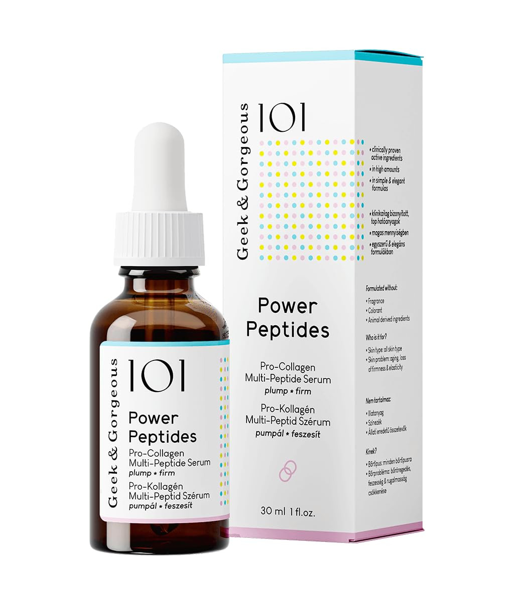 Geek & Gorgeous Power Peptides Serum – Siero Anti-Aging con (d2i)