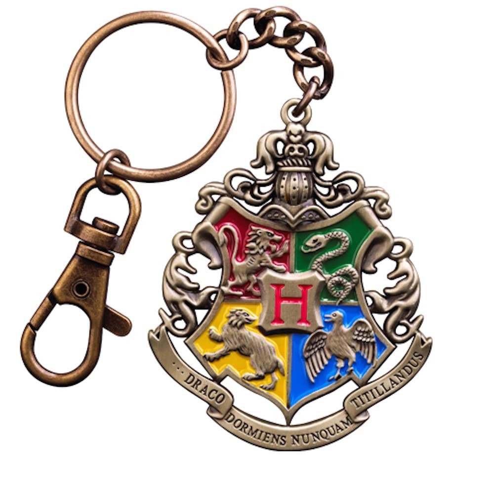 The Noble Collection Portachiavi con stemma di Hogwarts, Harry Potter (i9H)