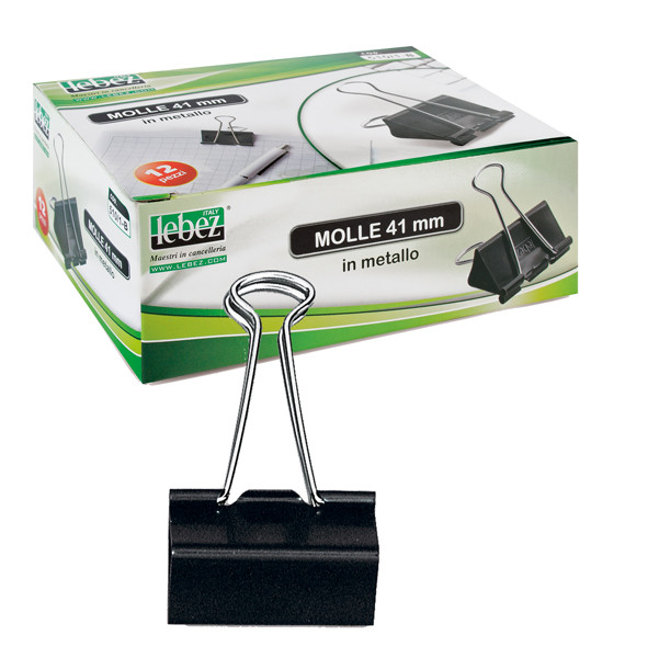 Molle Double Clips Lebez - 32 mm - 510/2 (Nero Conf. 12)