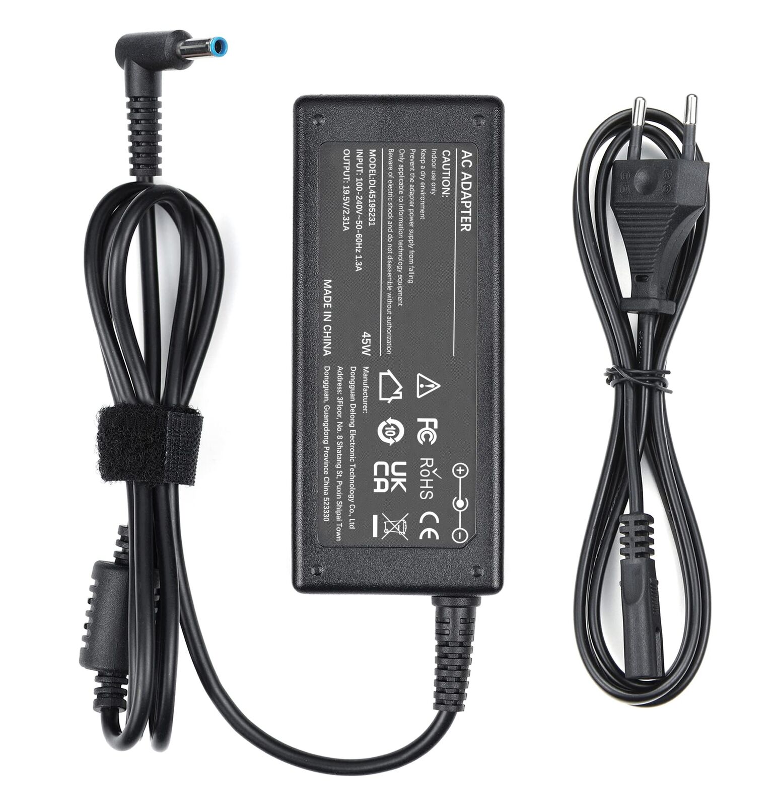 Caricatore HP Computer Portatile 45W Alimentatore HP 19.5V 2.31A per HP Stream,