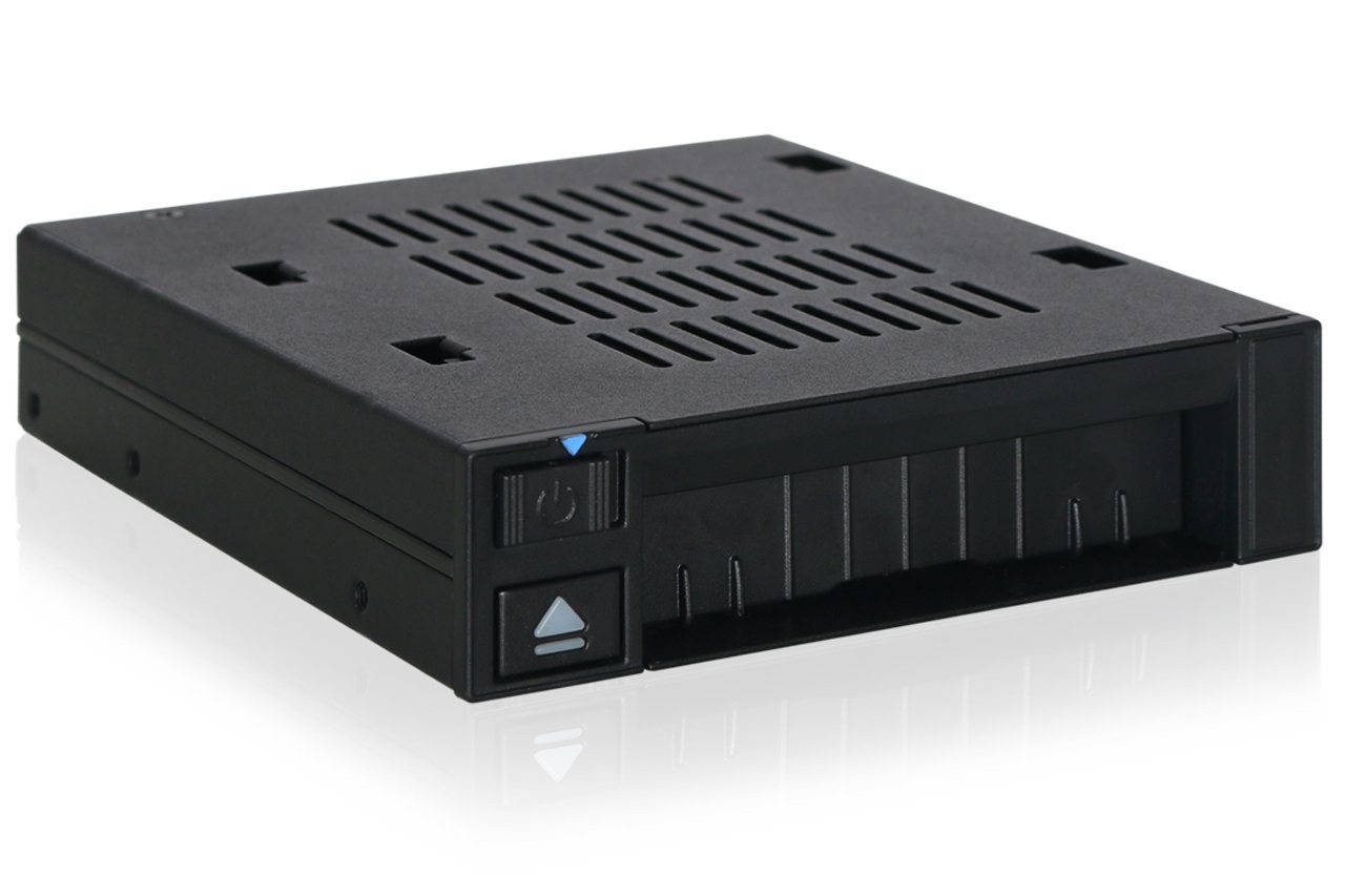 ICY DOCK 1 Bay 2.5 SAS/SATA HDD/SSD Docking Enclosure for External 3.5” Bay   fl