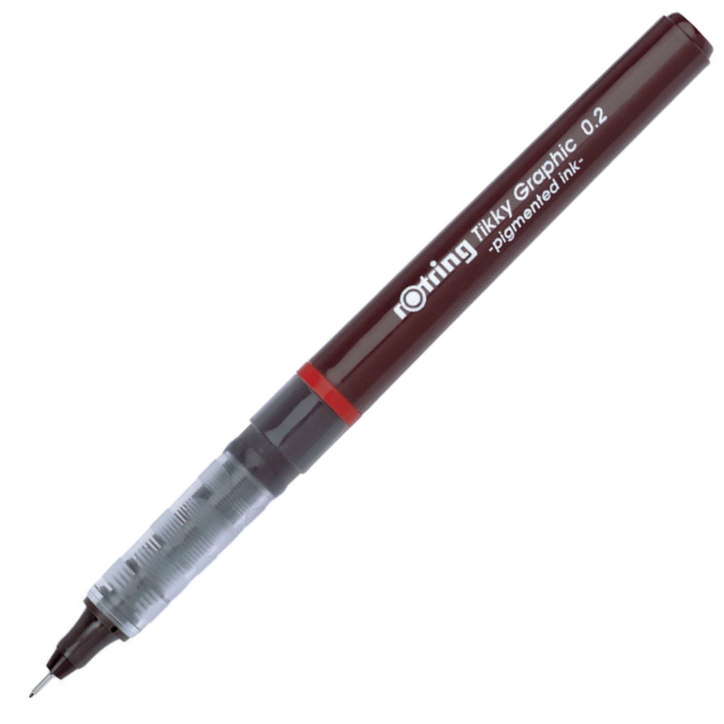 Rotring Tikky Graphic Fine Liner Pen 0.20mm - Black Ink 0.20 mm, Pen Only