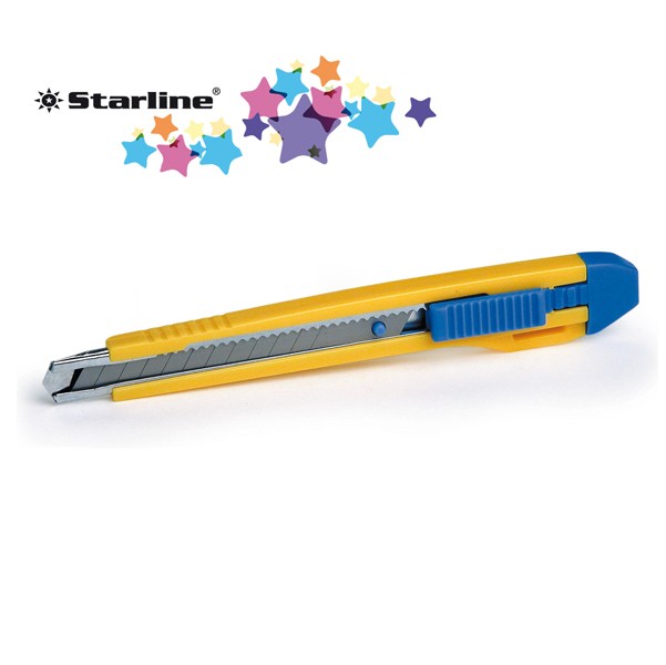 Cutter Premium Starline - 9 mm - SX-42 (Giallo e Blu)