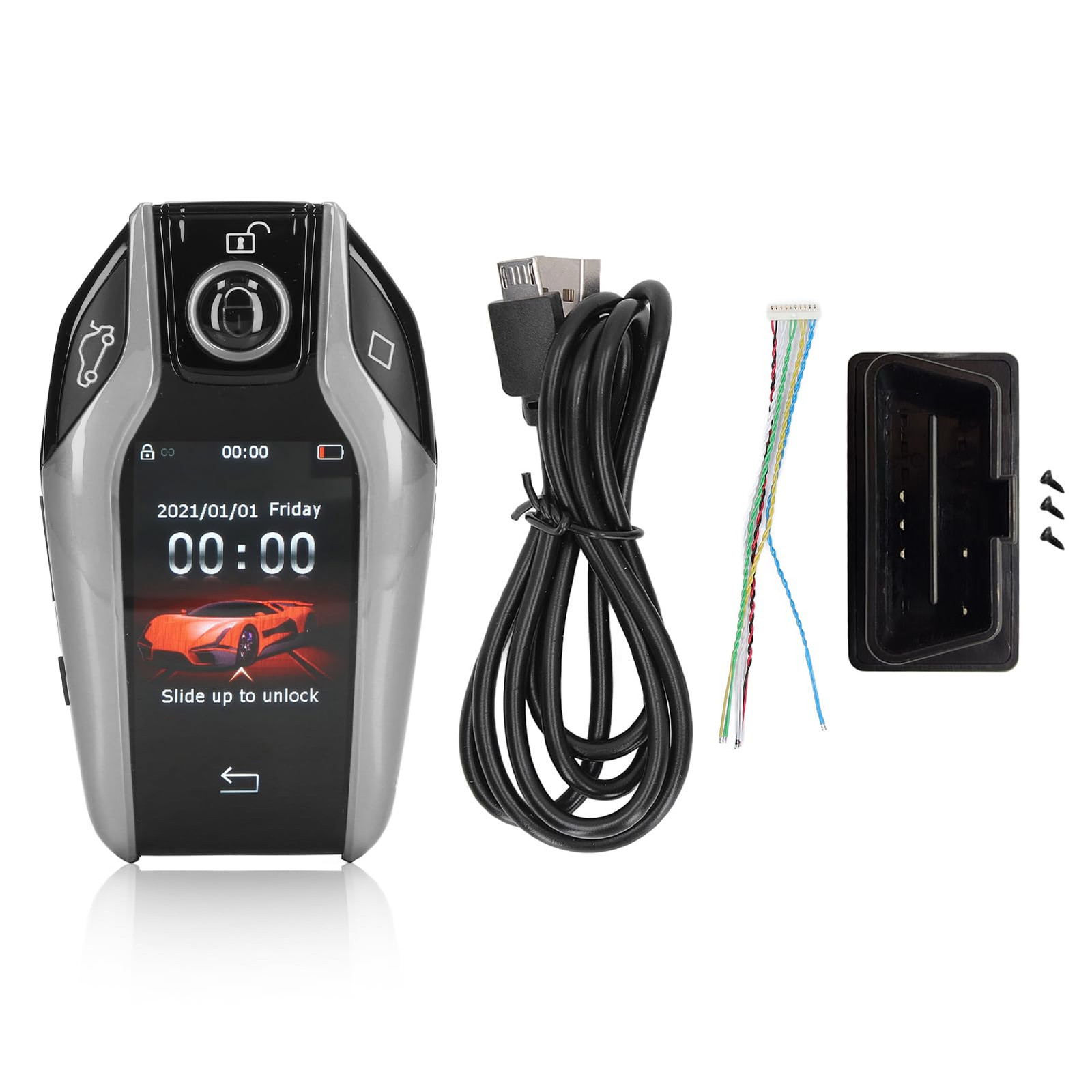 Chiave Intelligente dello Schermo LCD di Aramox, Tk800 Universale e (c6F)