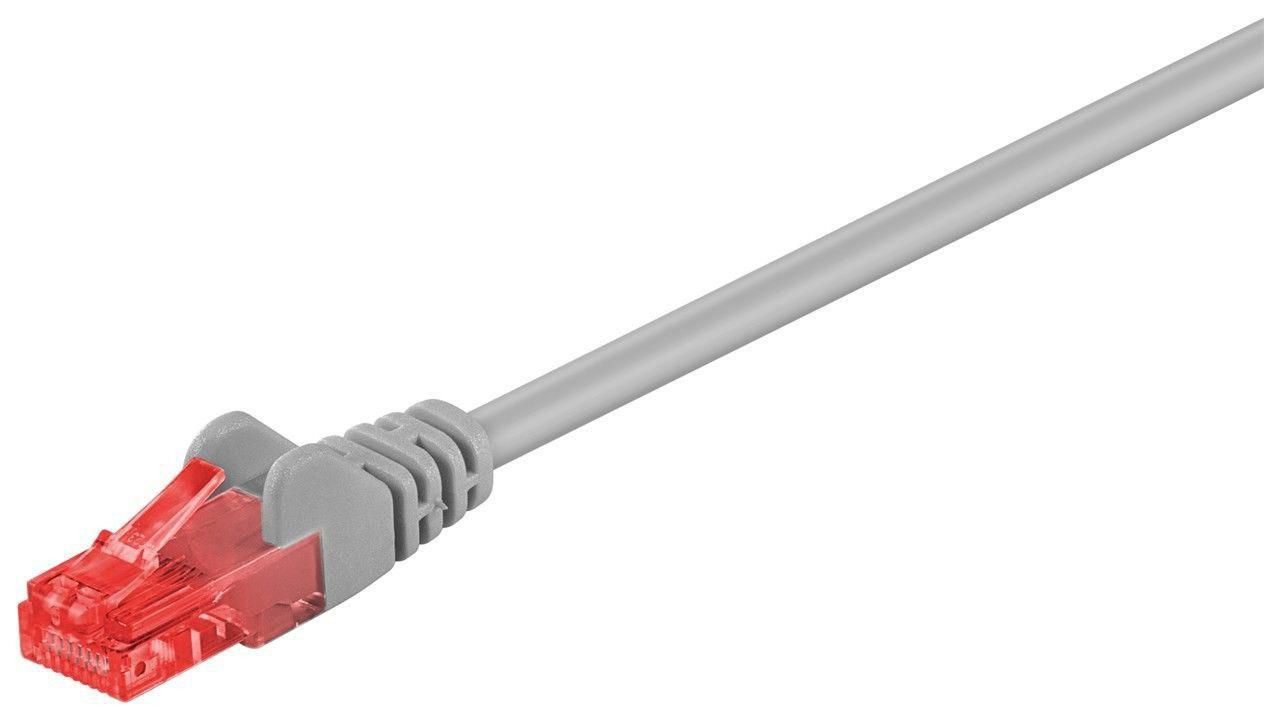MicroConnect U/UTP CAT6 1,5M Grey PVC  Unshielded Network Cable,