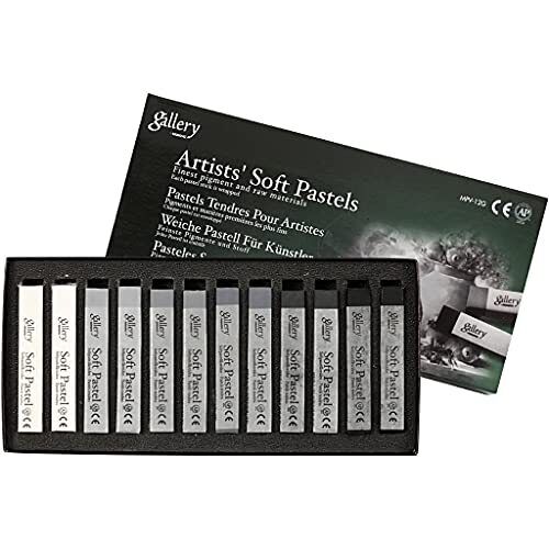 Gallery Soft Pastello, spessore 1 cm, L: 6,5 cm, grigio, colori sfumati, (Z4o)