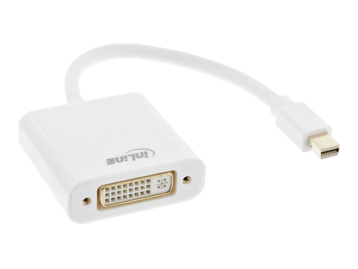 InLine Adattatore Mini DisplayPort 1.2 M a DVI-D 24+1 femmina allum. 17194K