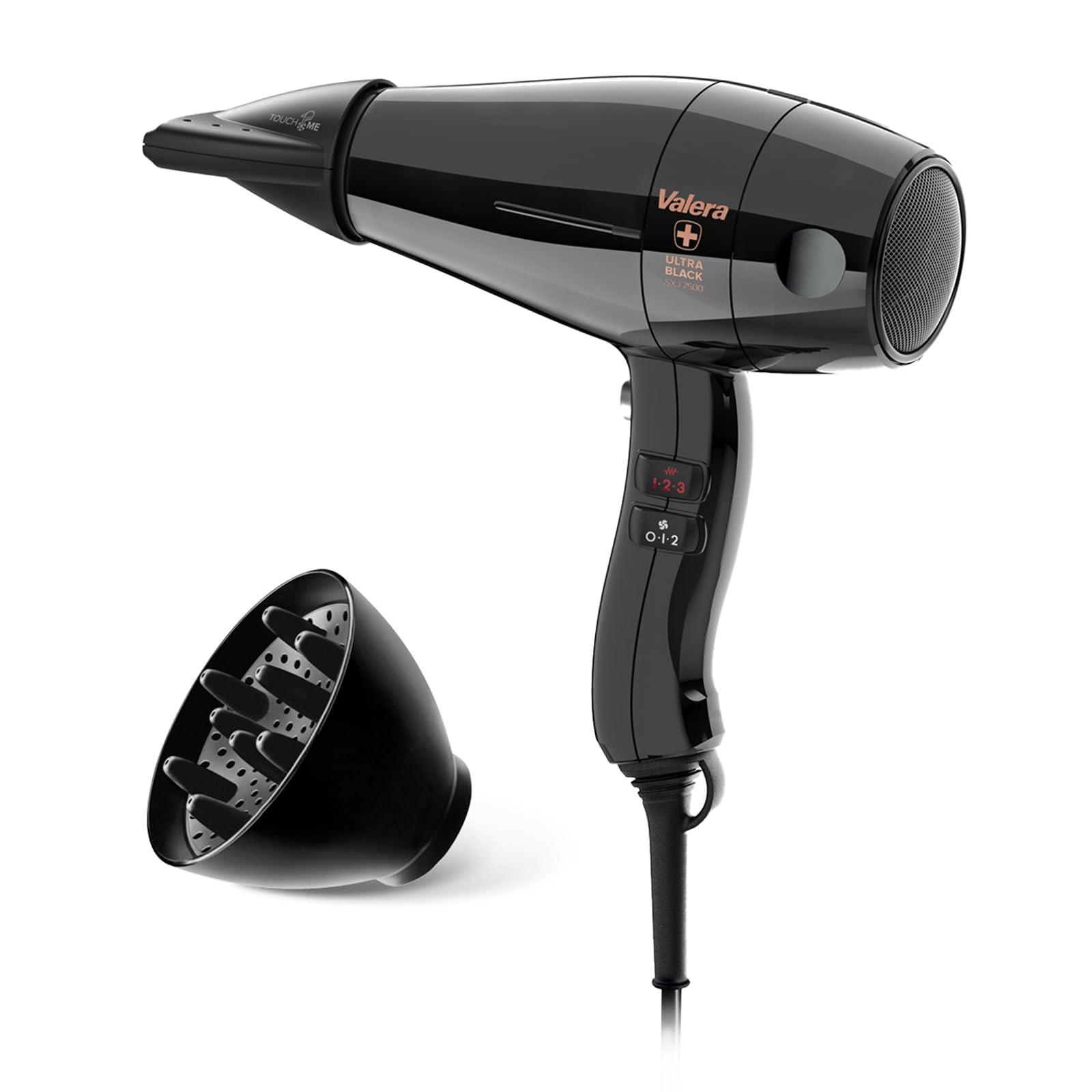 Valera, Swiss Silent Jet Light 7500 Ultrablack, Asciugacapelli (t5k)