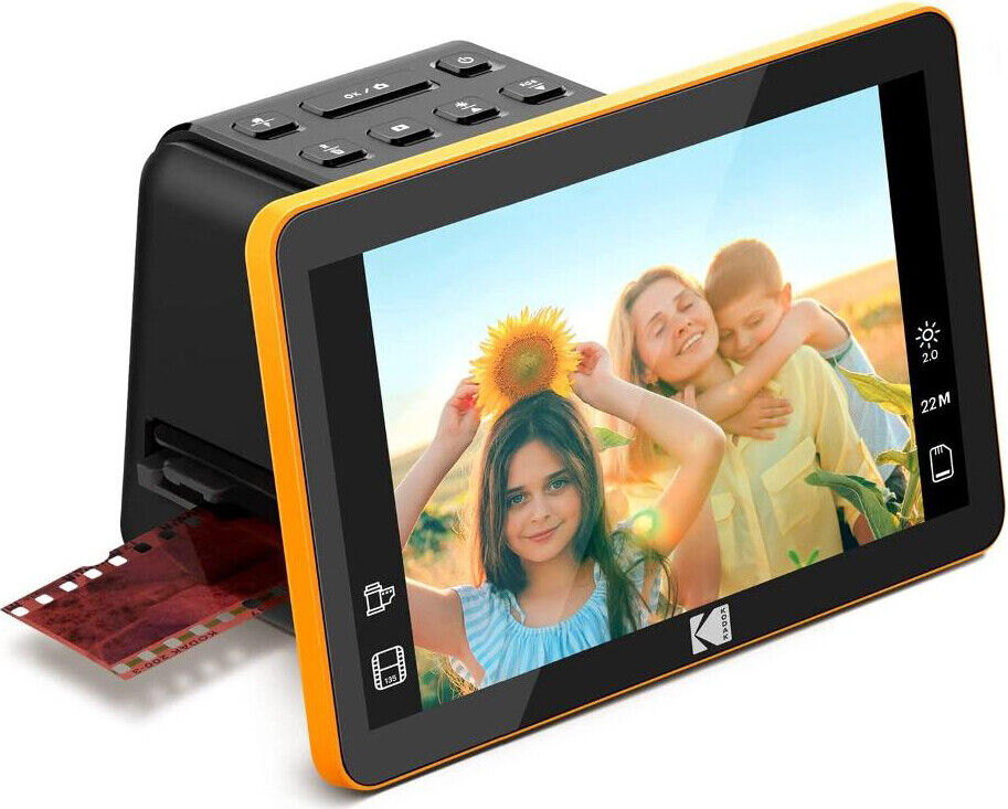 Kodak Scanner diapositive Slide N Scan 7 Max Black e Yellow