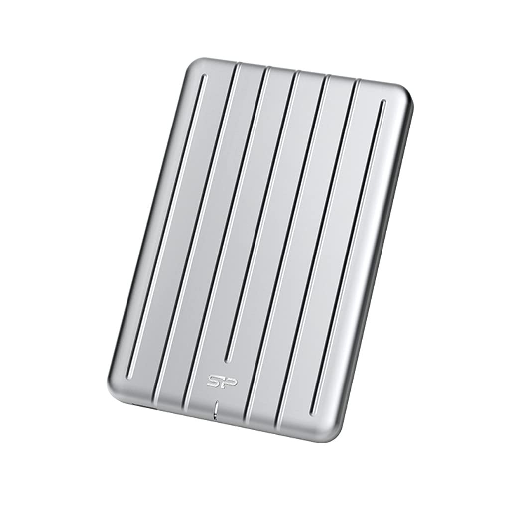 Silicon Power 1TB Rugged Portable Hard Drive, 100% Aluminium Slim Case ( 12 mm.)